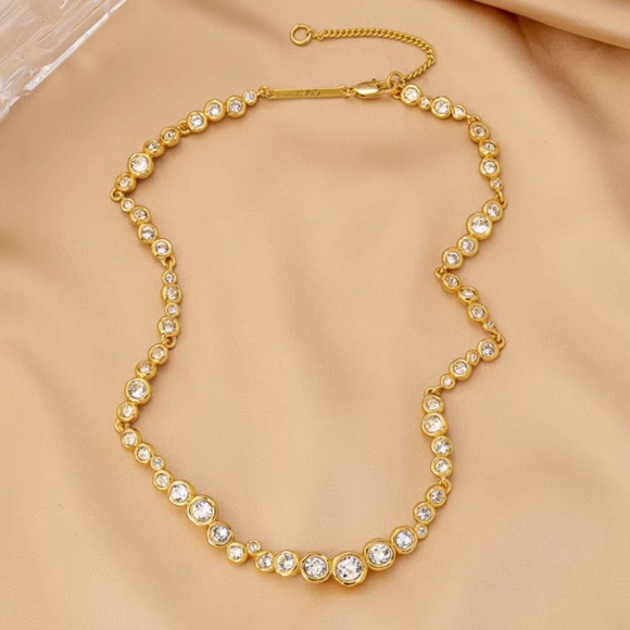 Asterales Gold Riviera All Around Necklace N13